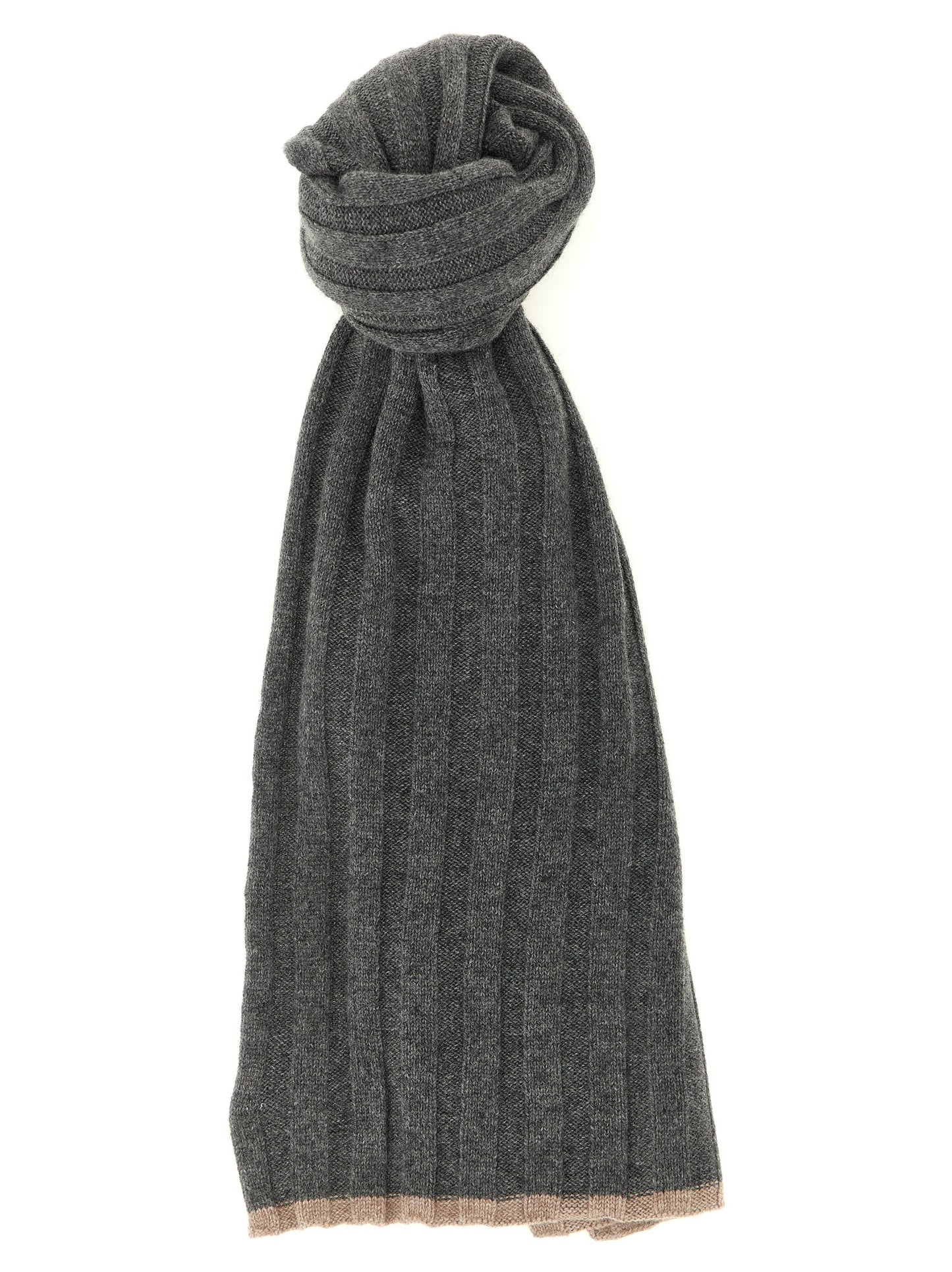 Gray Cashmere Scarf