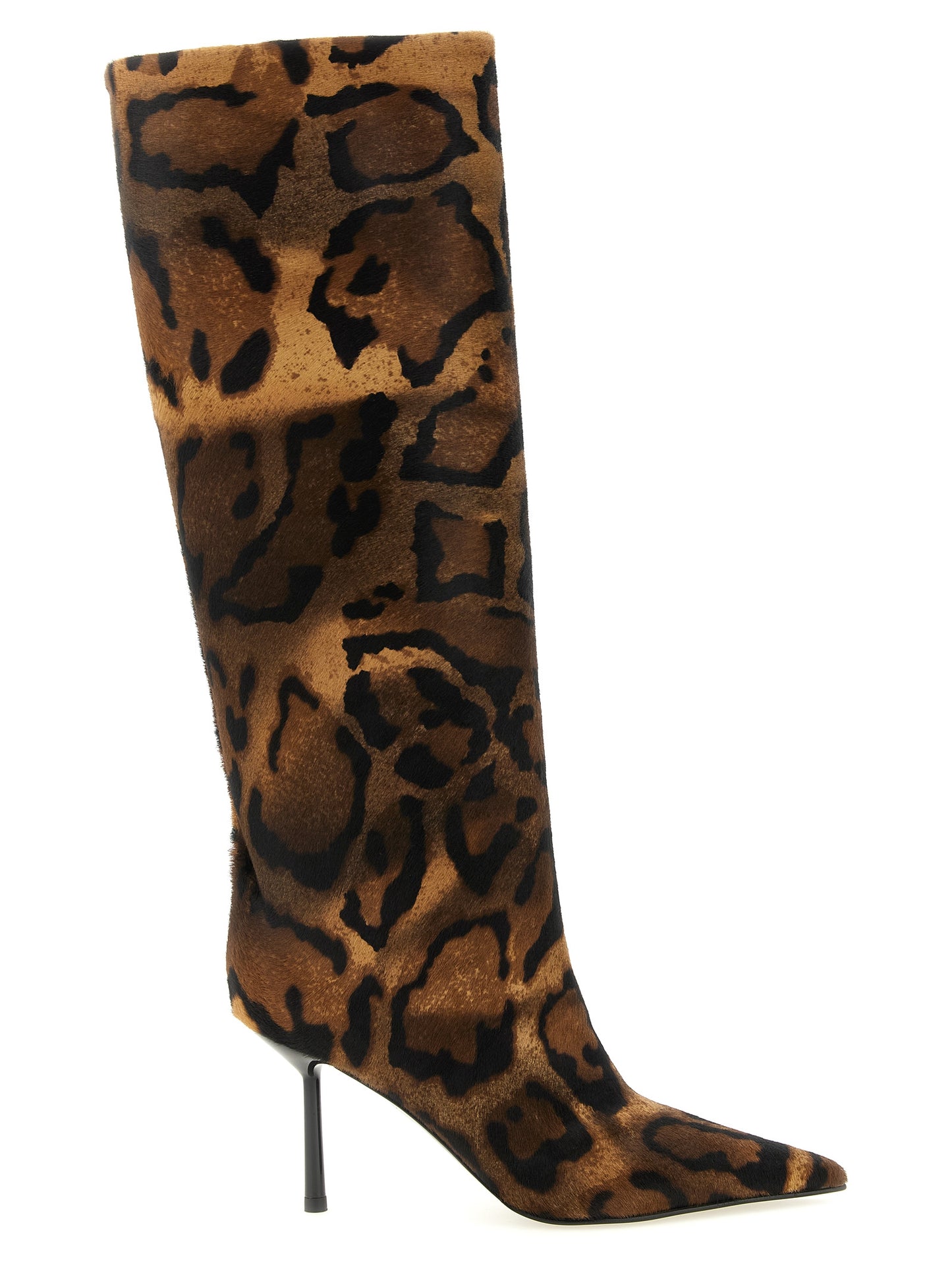 Brown Calfskin Over The Knee