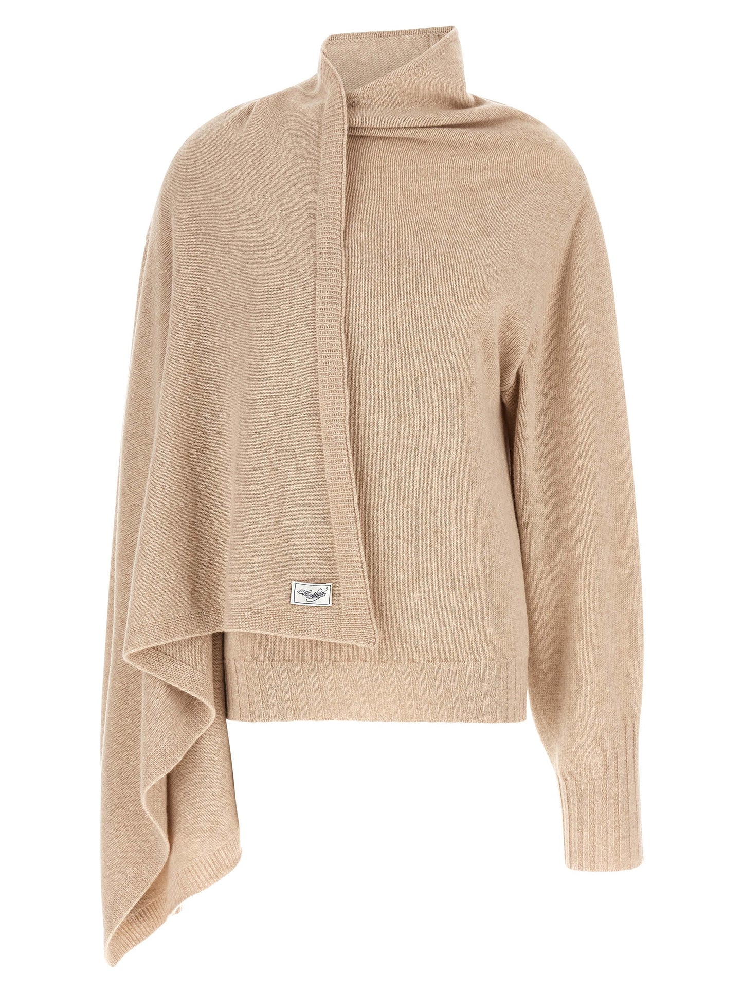 Beige Cashmere Cardigan