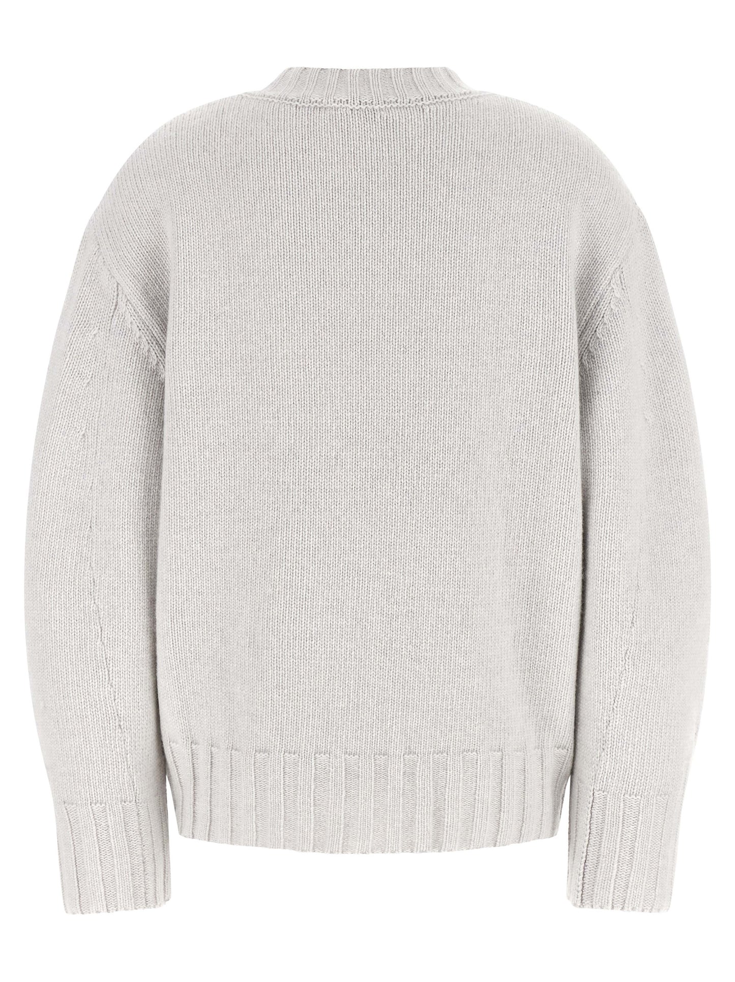 Gray Virgin Wool Cardigan
