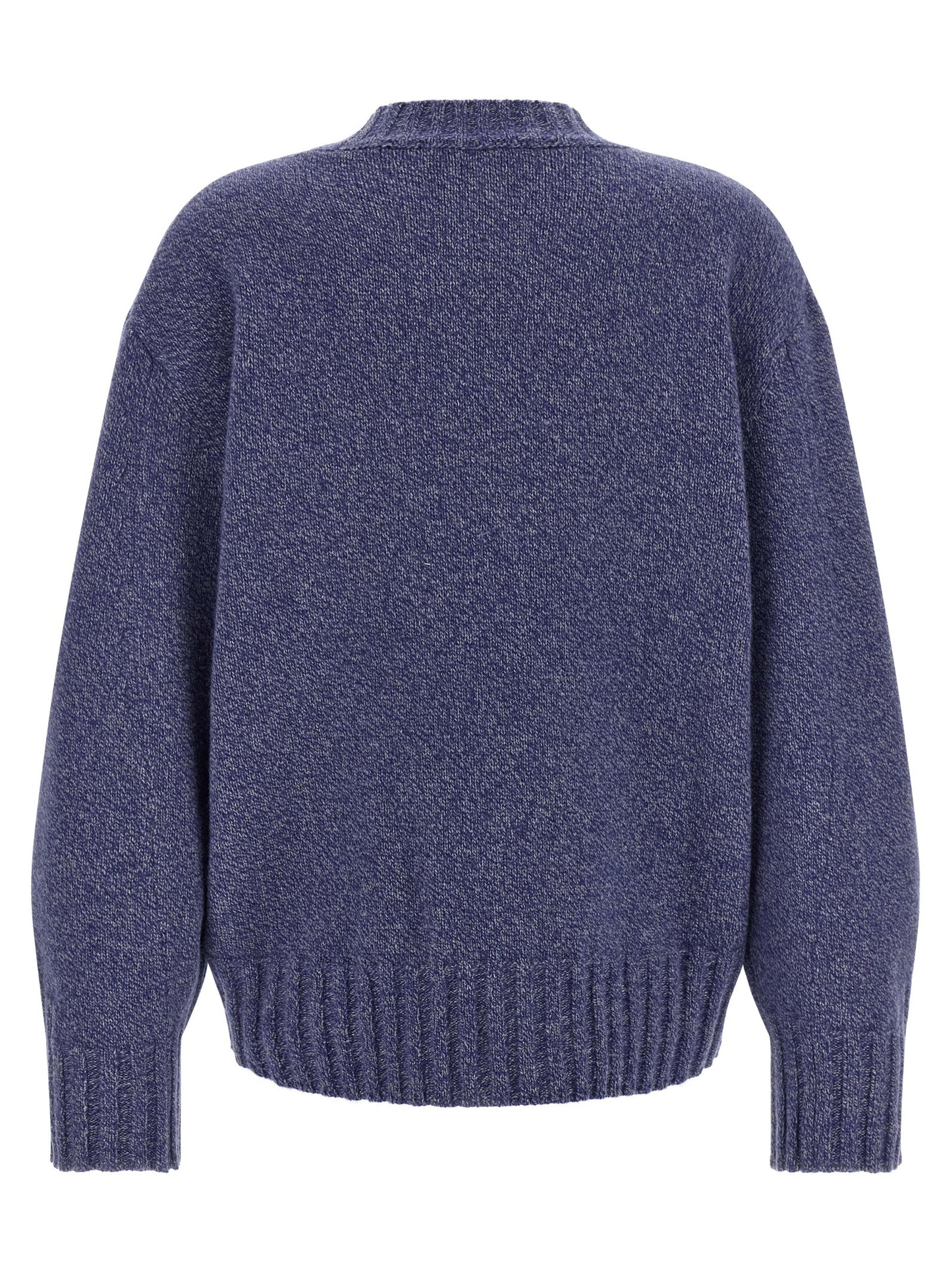 Blue Virgin Wool Cardigan