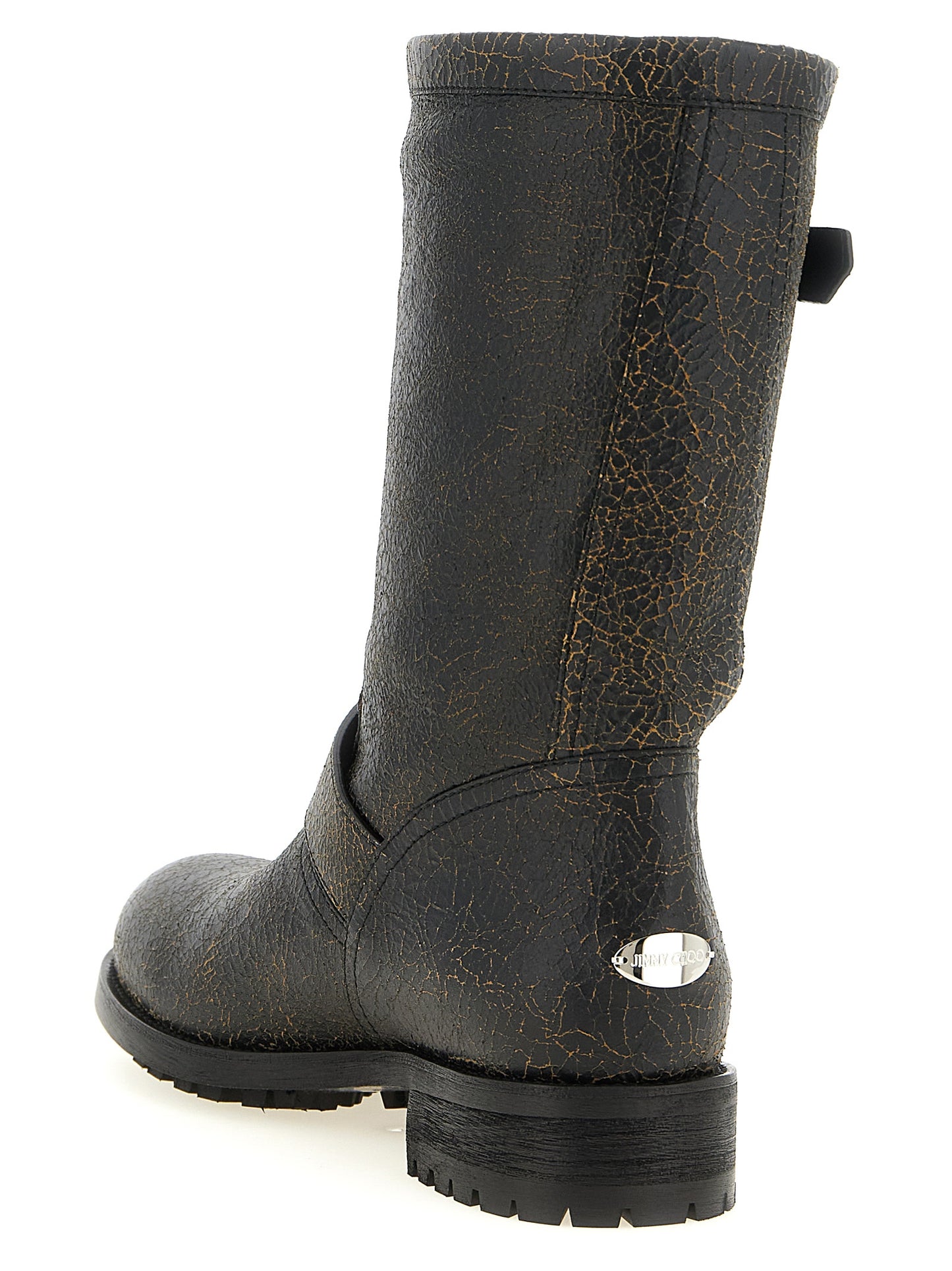 Black Leather Ankle Boots
