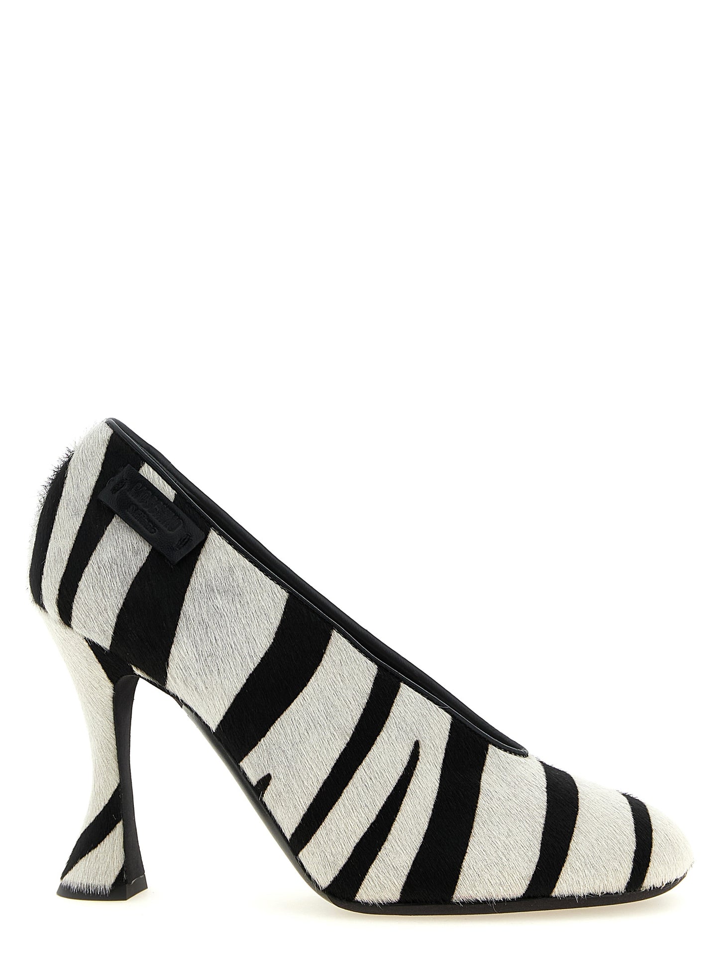 Bicolor Calfskin High Heel Pumps