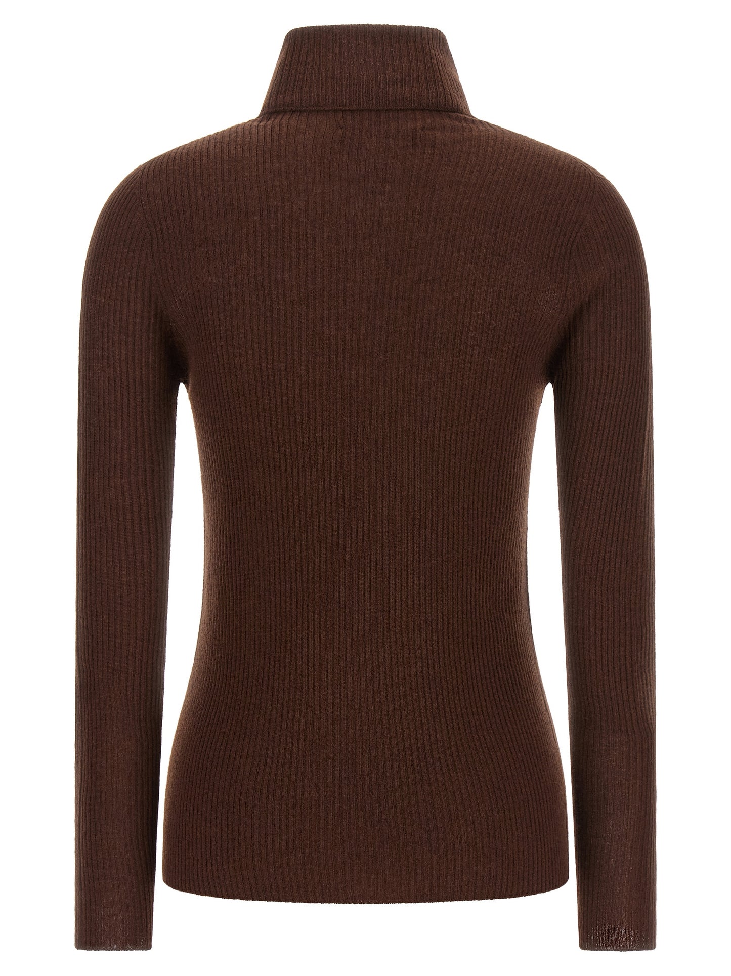 Brown Virgin Wool Cardigan