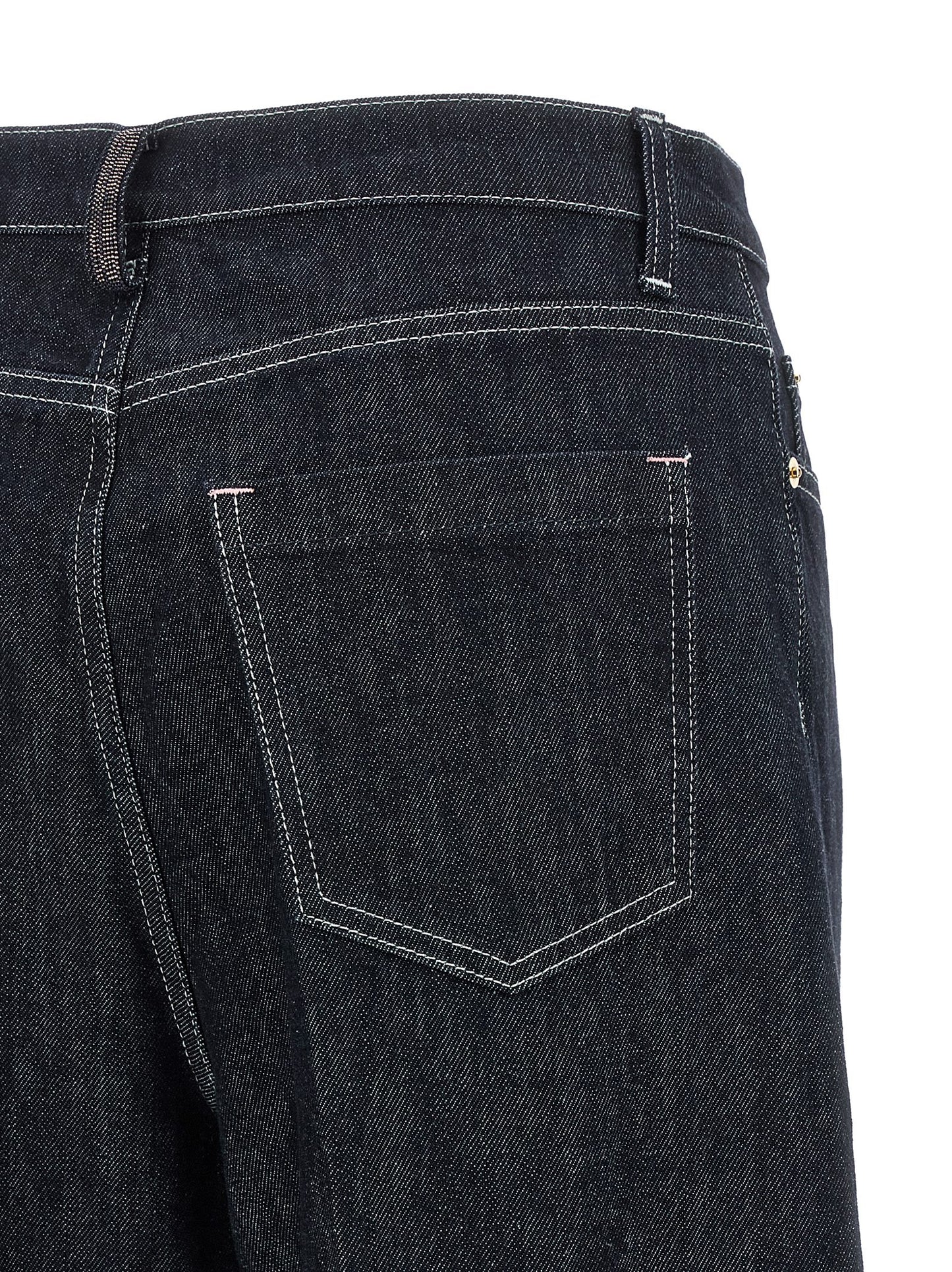 Blue Cotton Jeans Denim