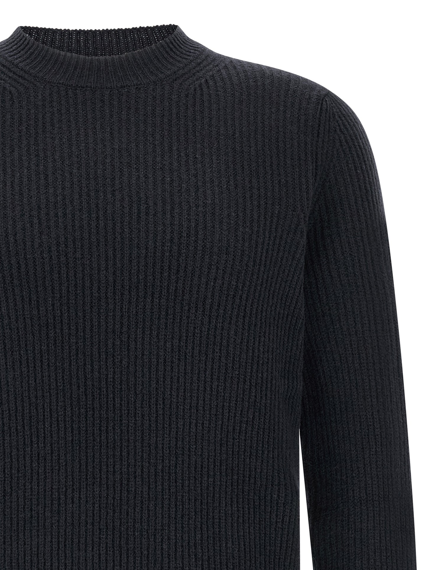 Blue Virgin Wool Cardigan
