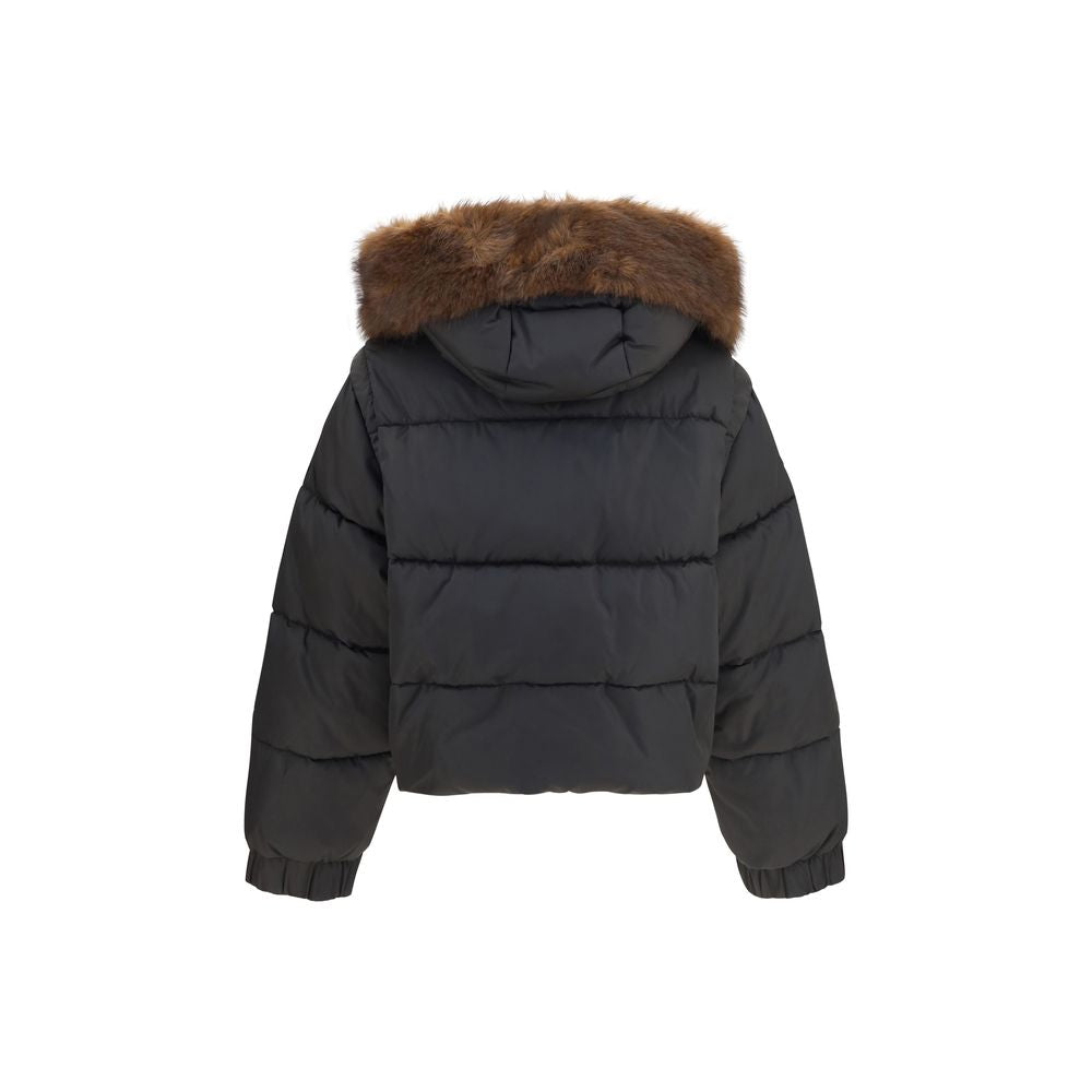 Brown Goose Down Full-Length Jacket