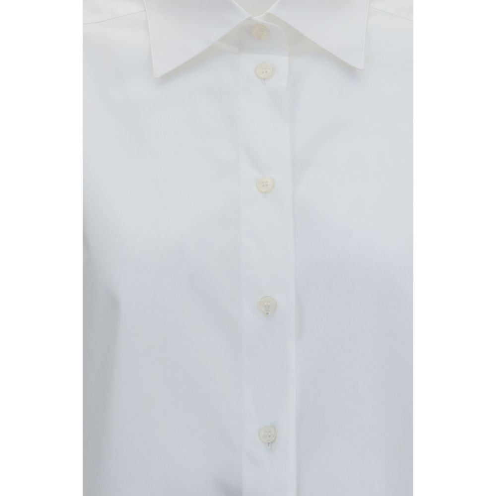 White Cotton Dress Shirt