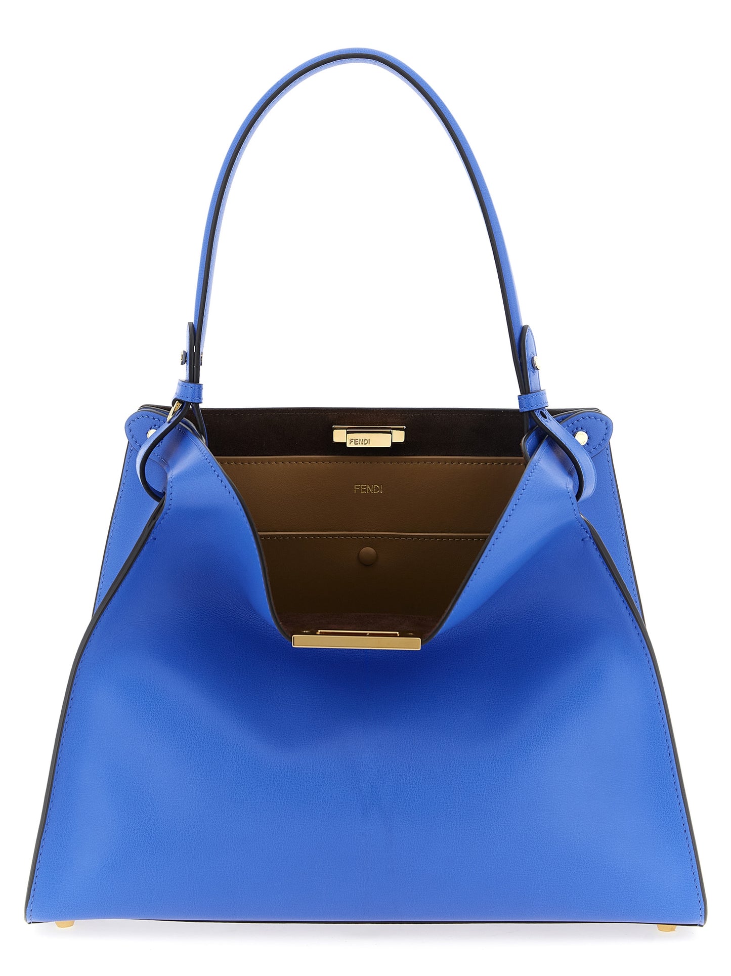 Blue Calfskin Handbag