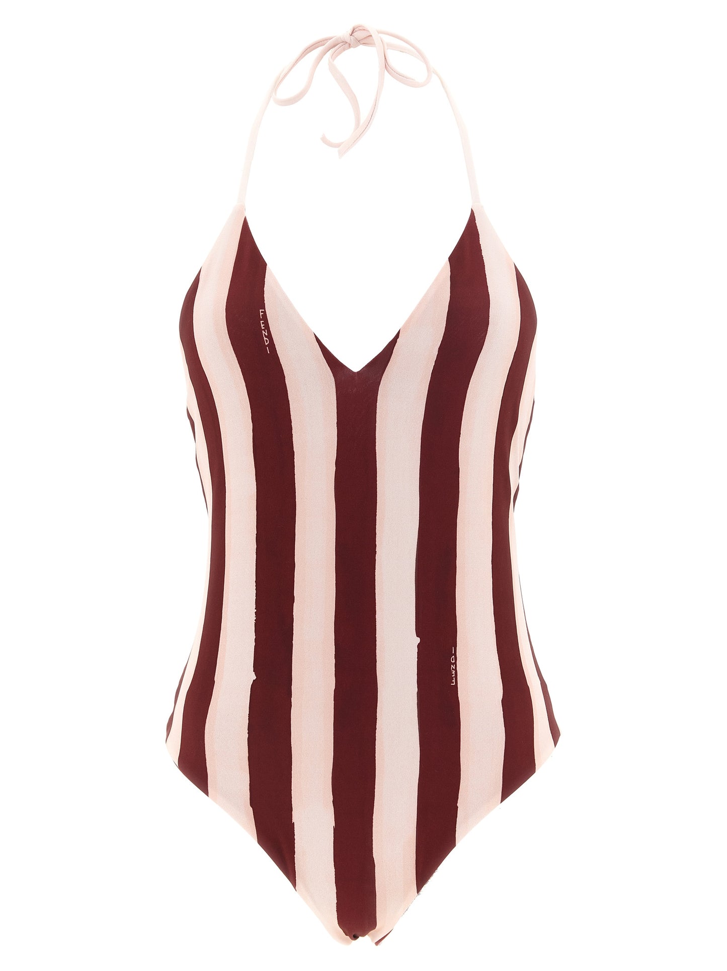 Multicolor Polyester One-Piece Swimsuit
