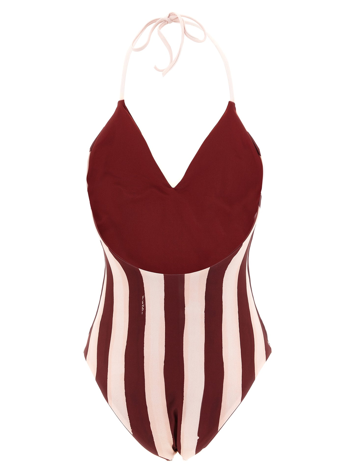 Multicolor Polyester One-Piece Swimsuit