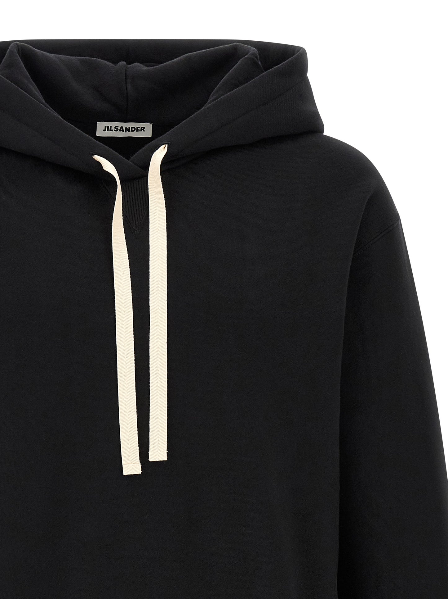 Black Cotton Sweatshirt