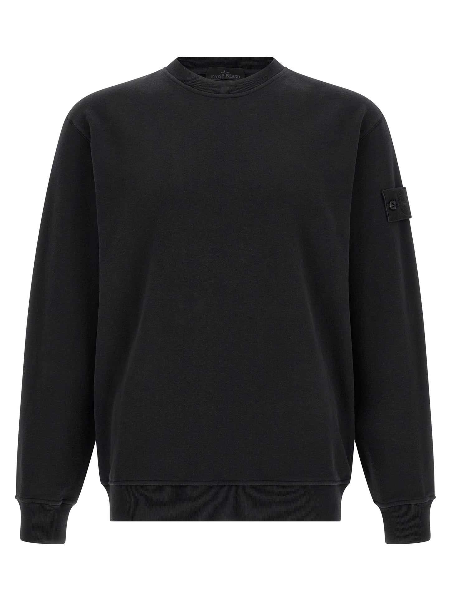 Black Cotton Sweatshirt