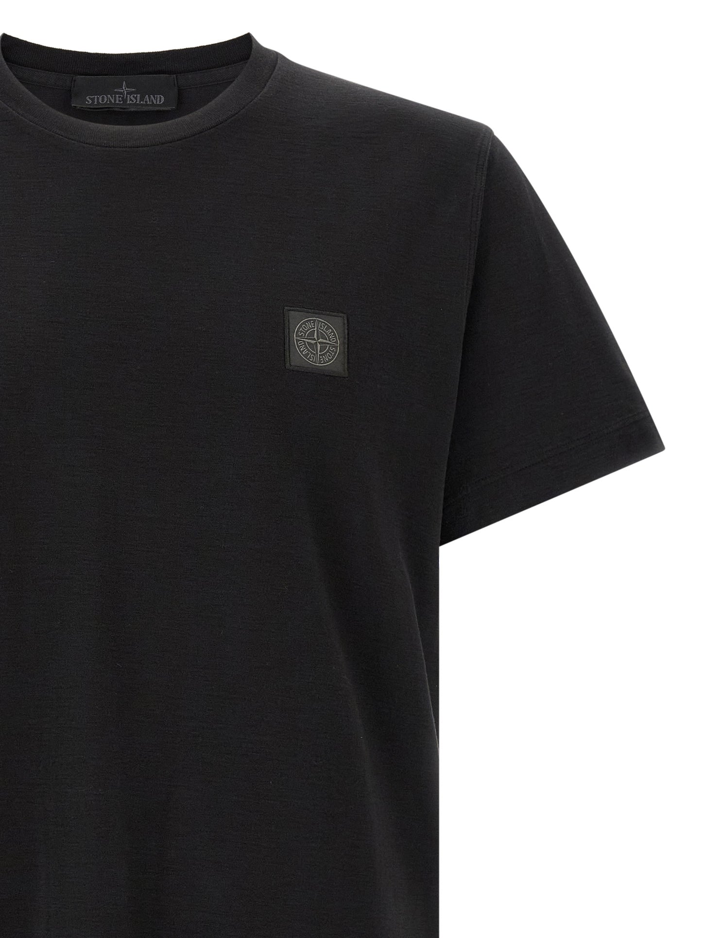 Black Cotton T-Shirt