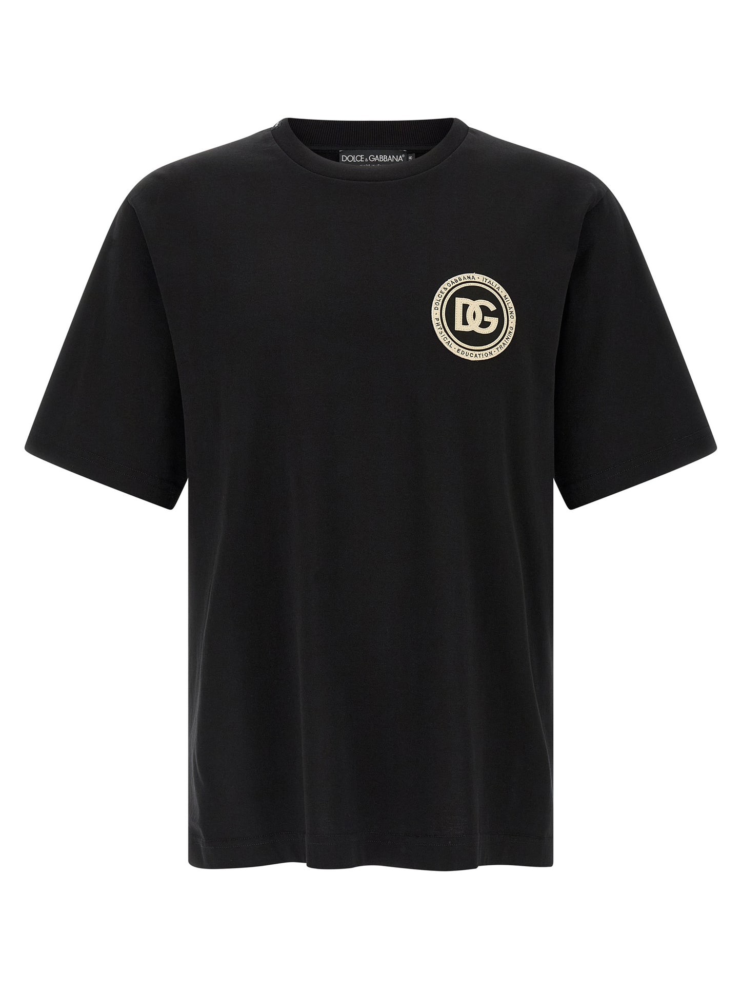 Black Cotton T-Shirt