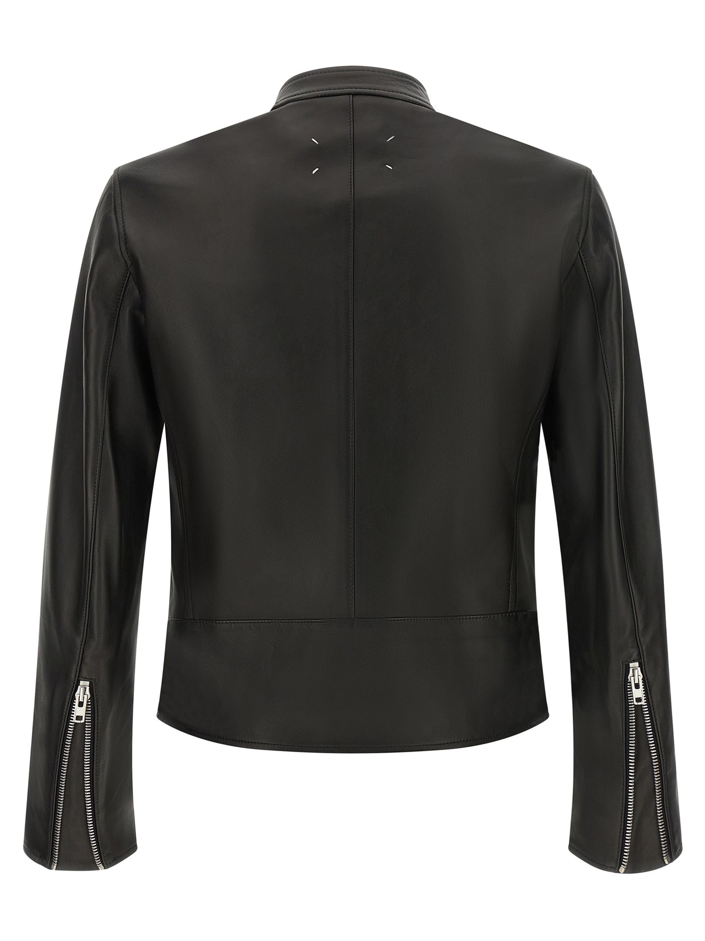 Black Lamb Leather Leather Jacket