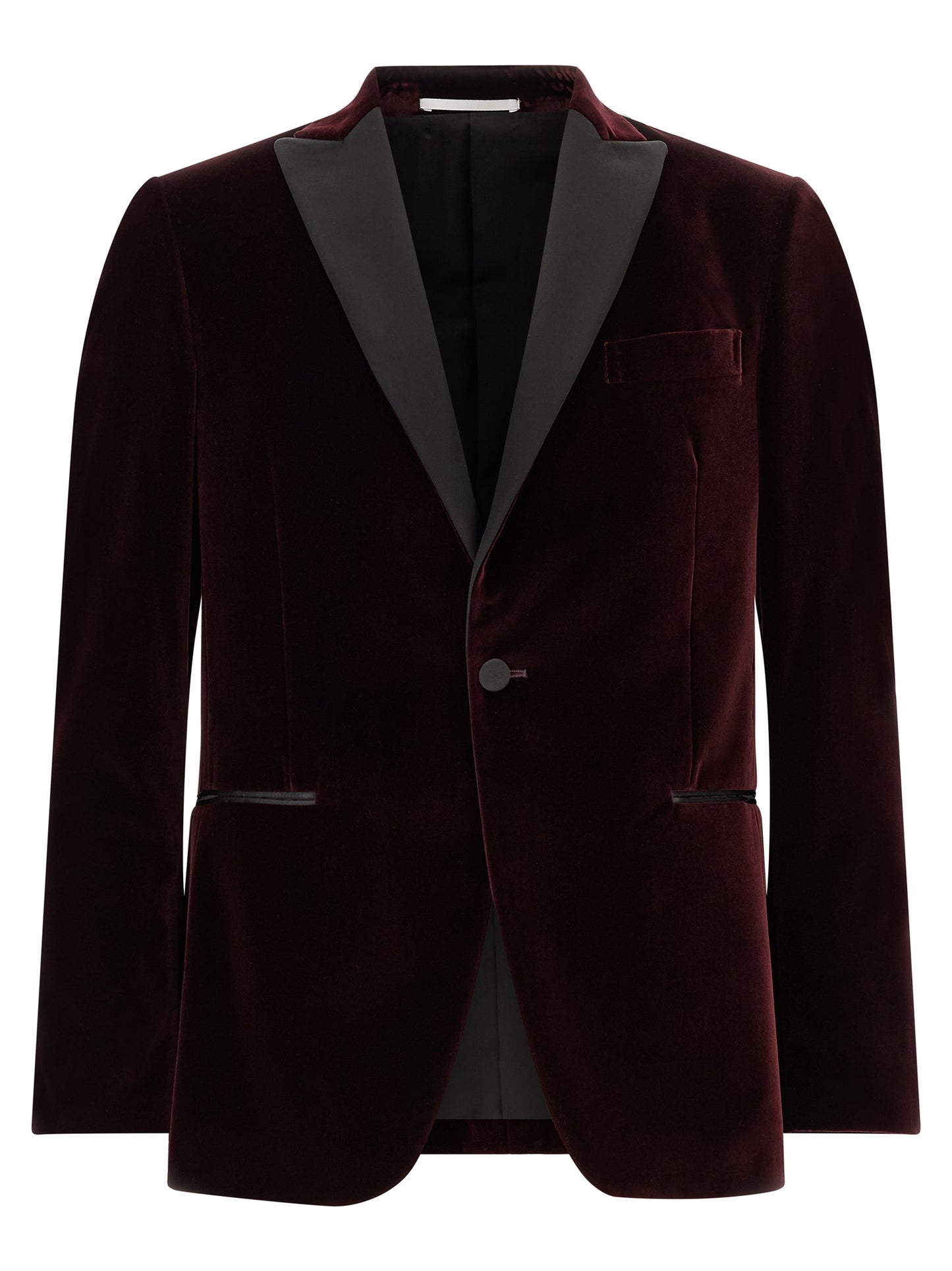 Bordeaux Cotton Blazer