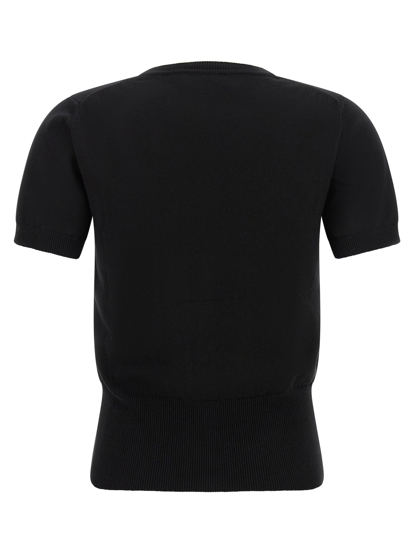Black Cotton Cardigan