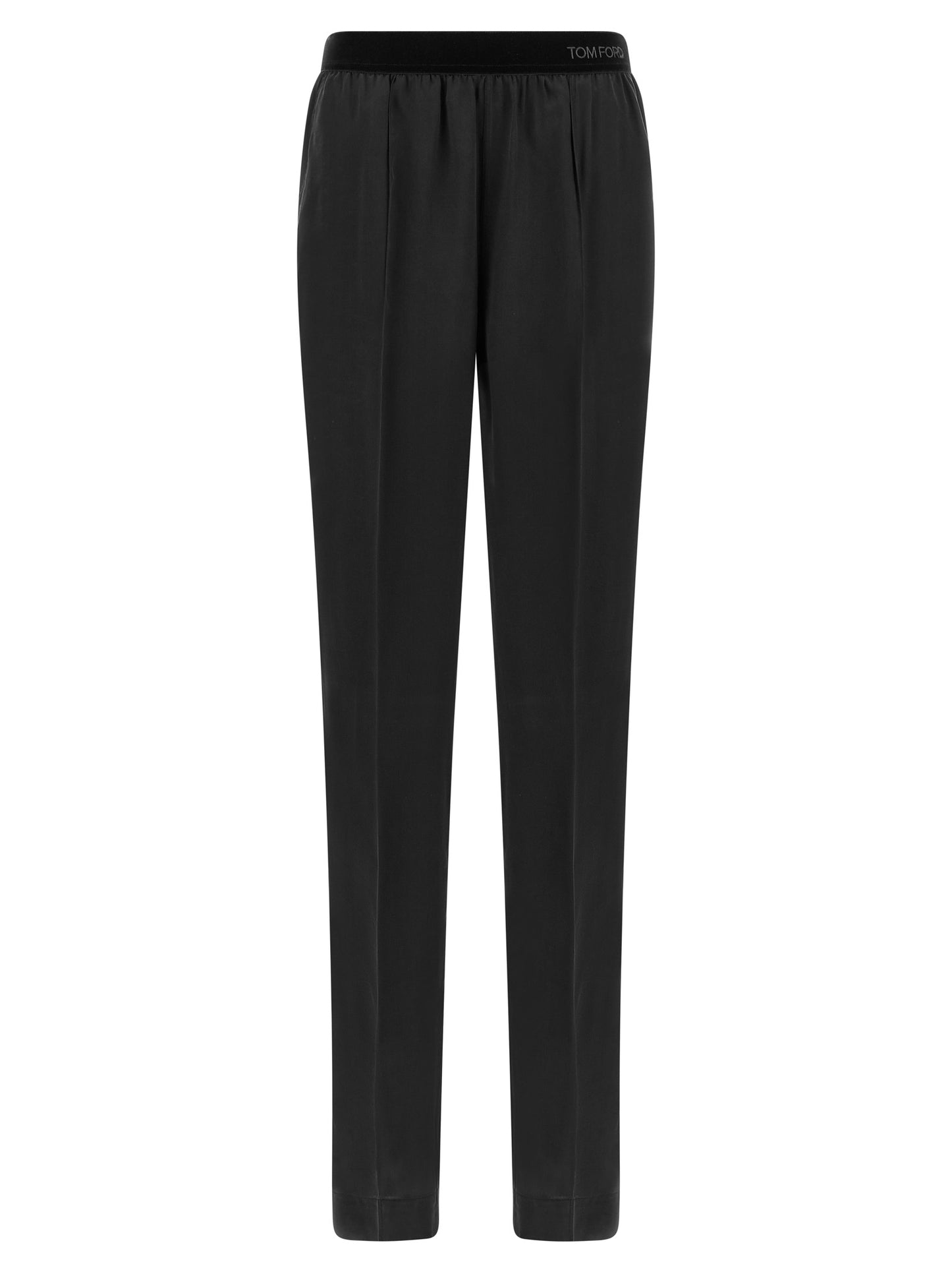 Black Silk Bottoms Sleepwear