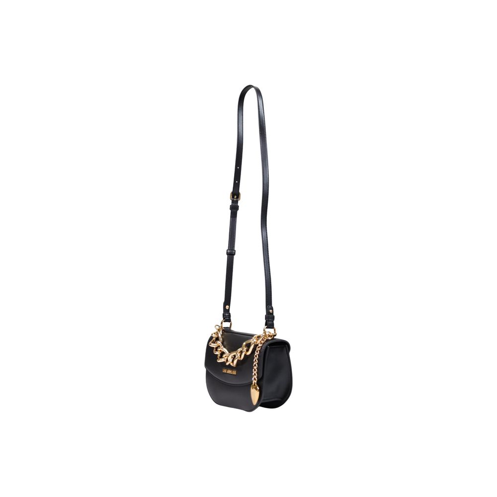 Black Polyester Handbag