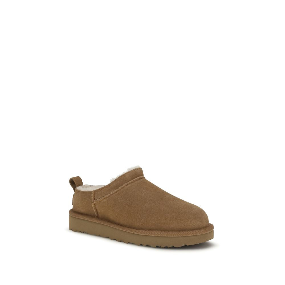 Brown Suede Leather Mules