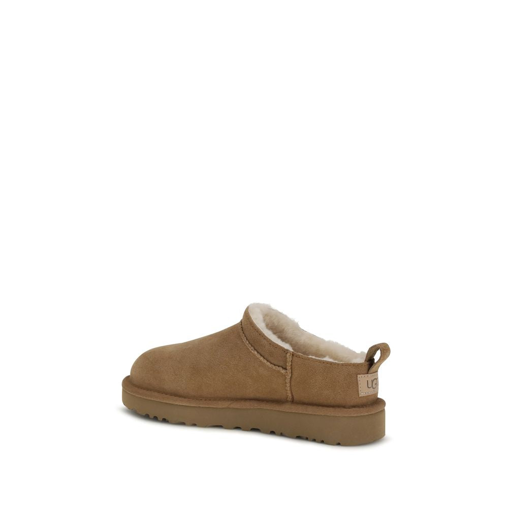 Brown Suede Leather Mules