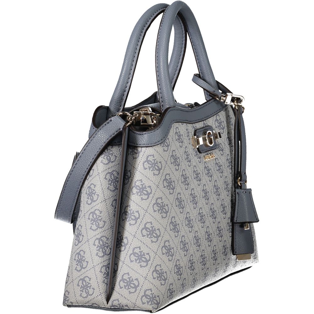 Azzurro Polyurethane Women's Bag