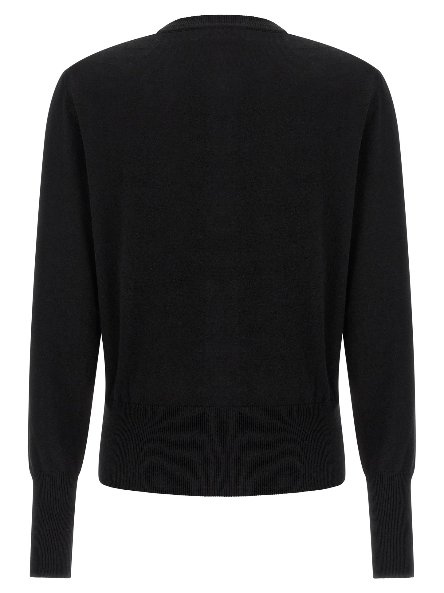 Black Cotton Cardigan