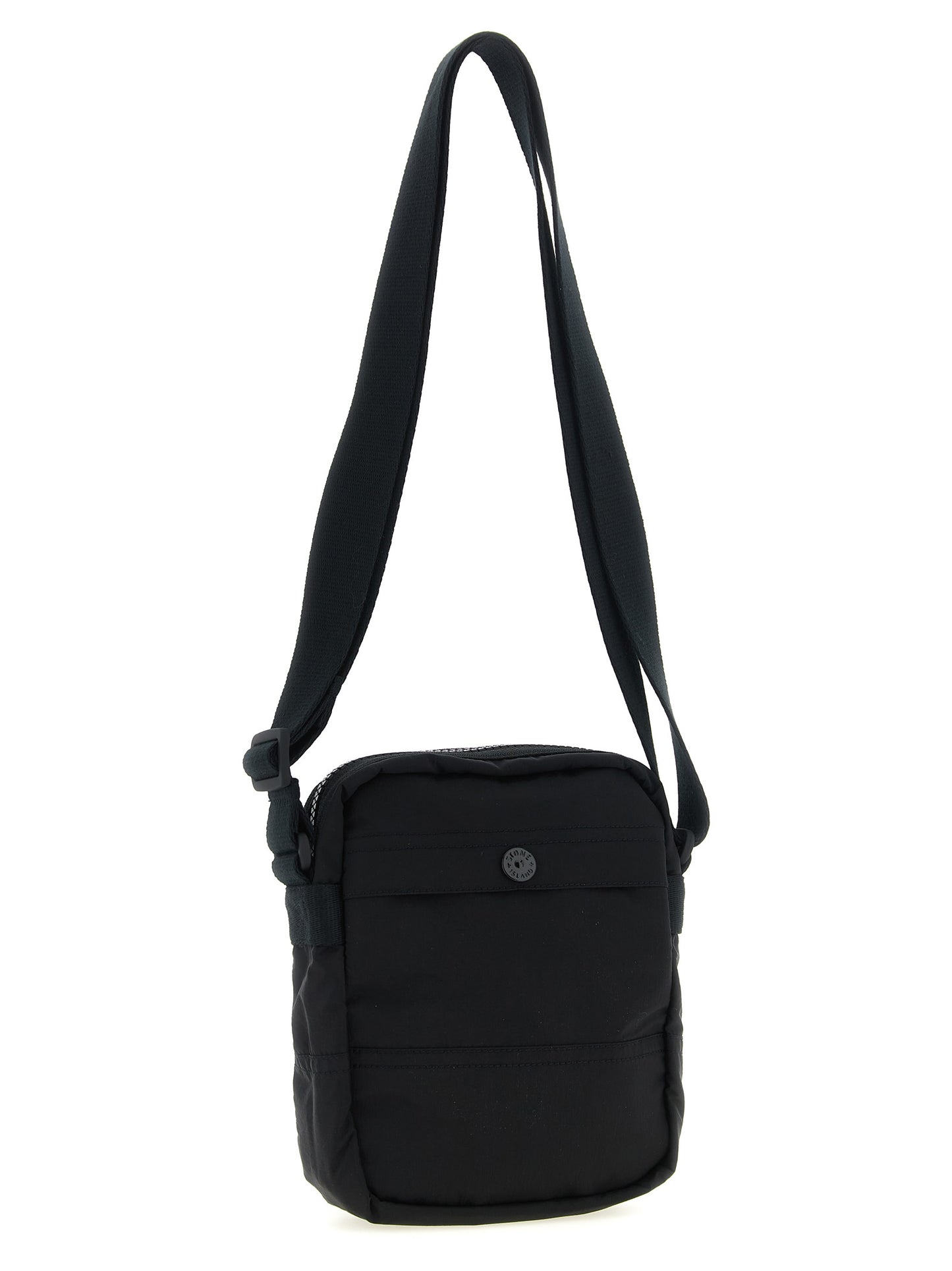 Black Polyamide Crossbody Bag