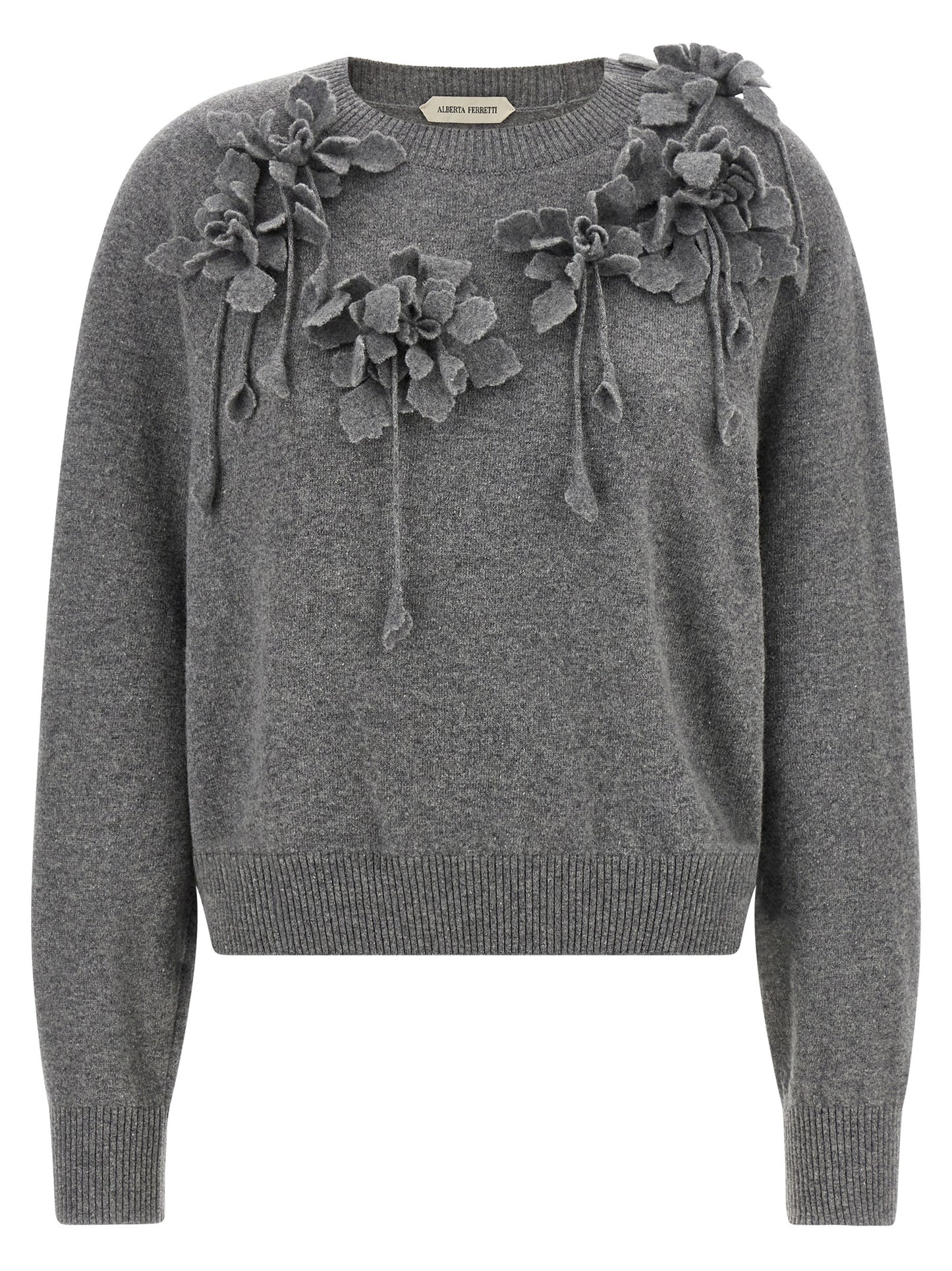 Gray Virgin Wool Cardigan