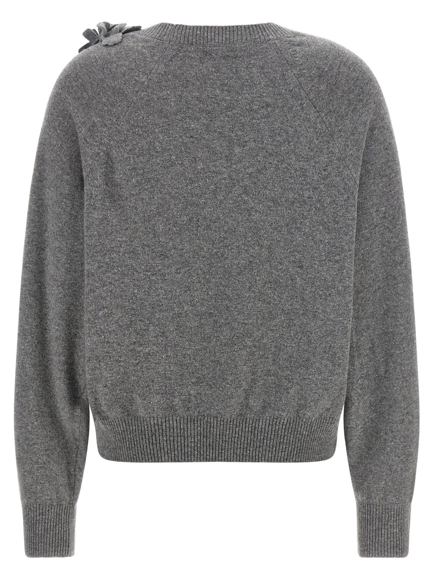 Gray Virgin Wool Cardigan
