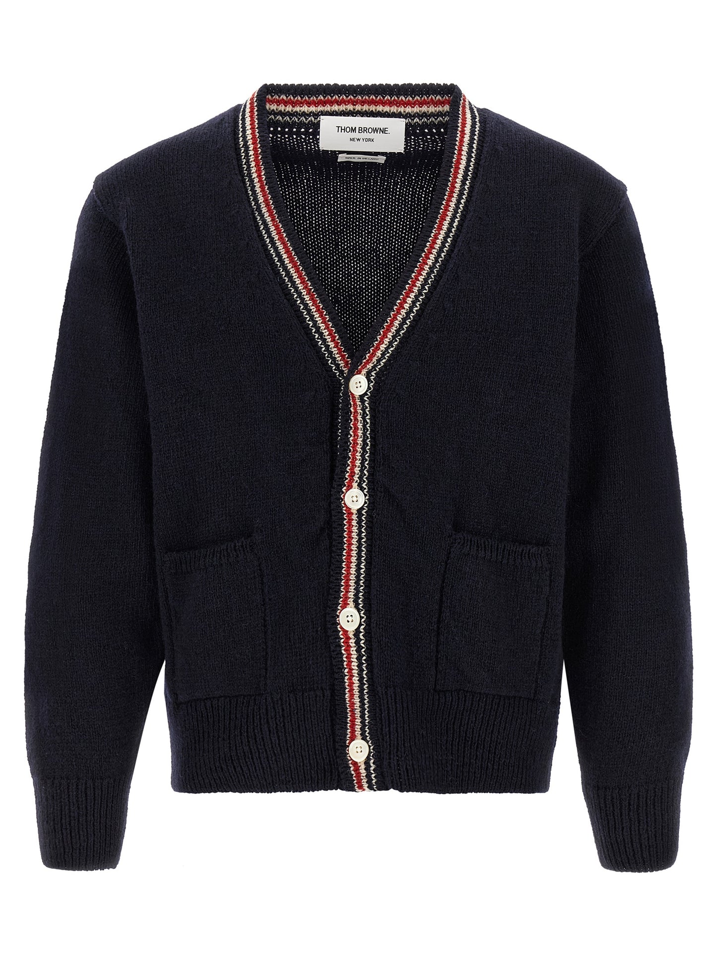Blue Wool Cardigan