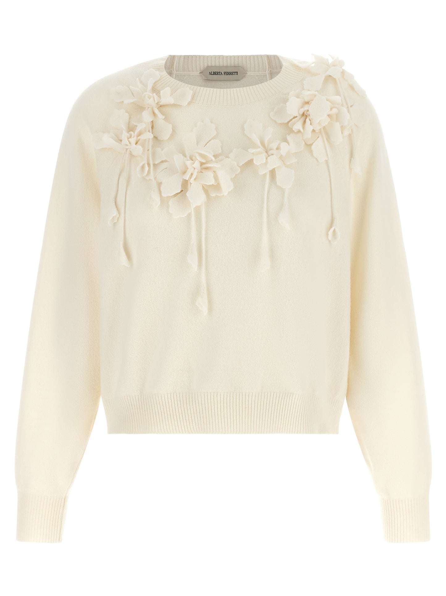 White Virgin Wool Cardigan