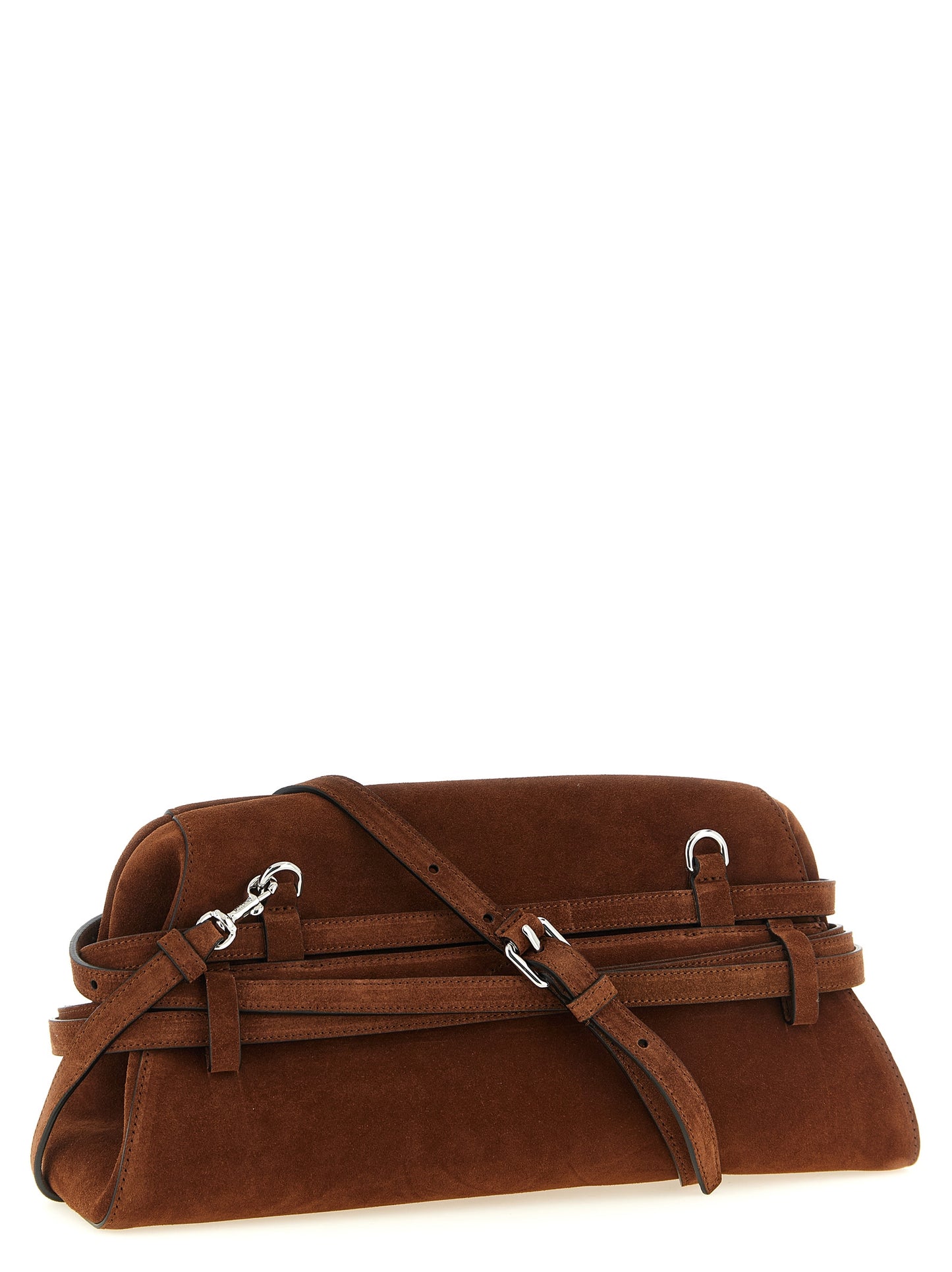 Brown Calfskin Clutch Bag