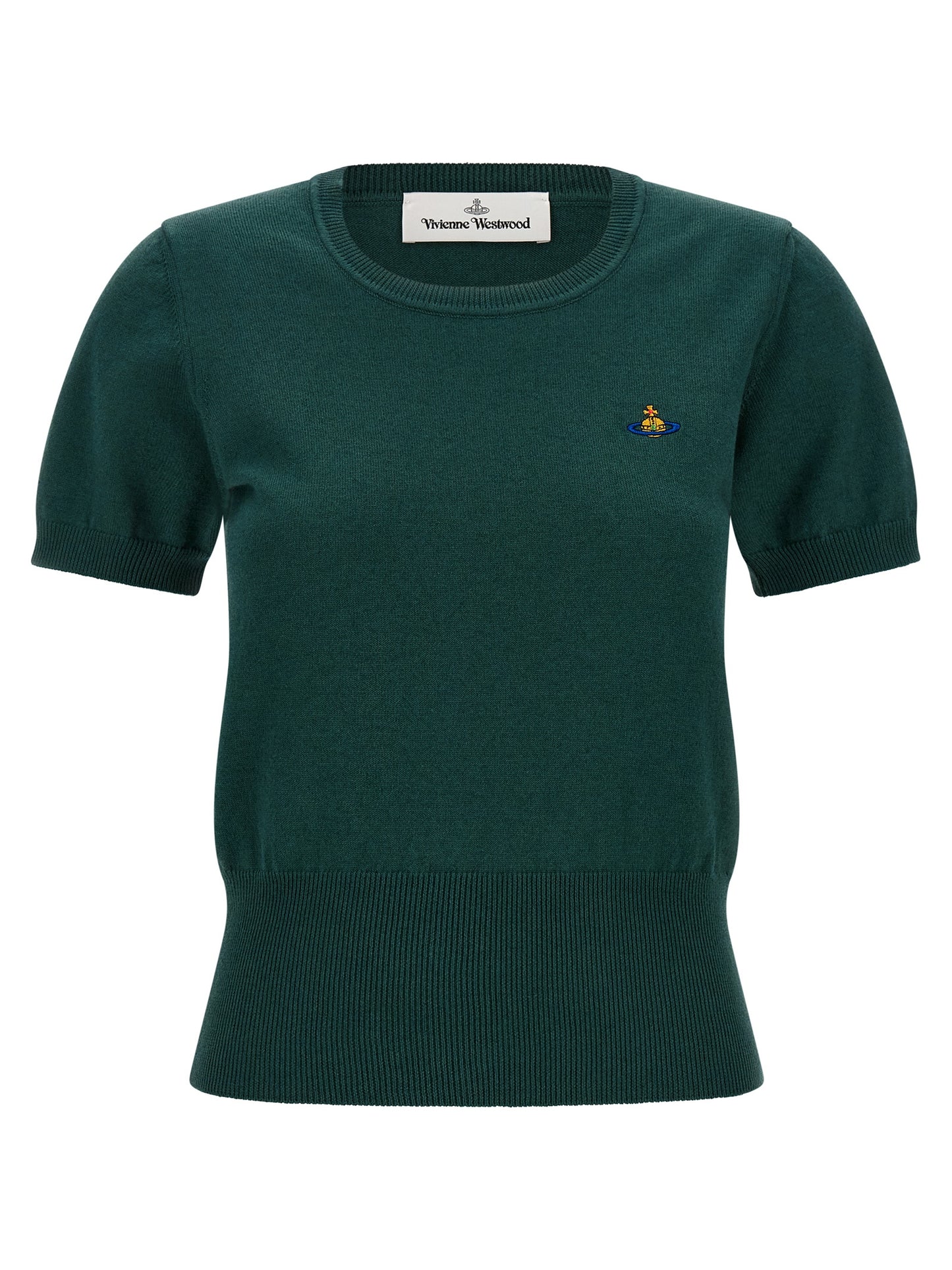 Bicolor Cotton Shortsleeve Shirt