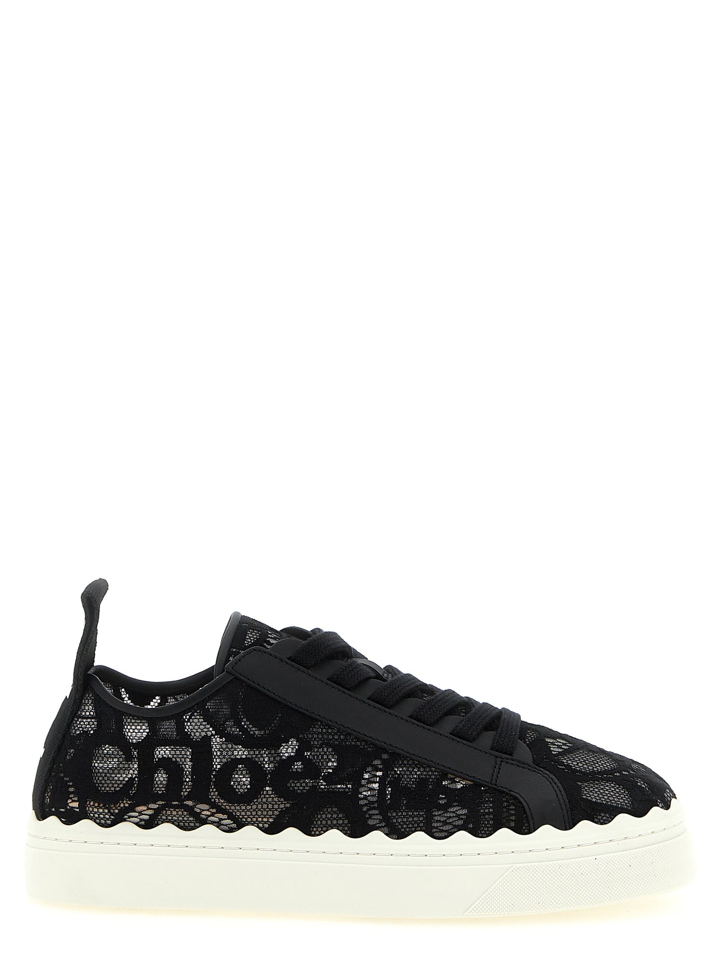 Black Polyamide Low Top Sneakers