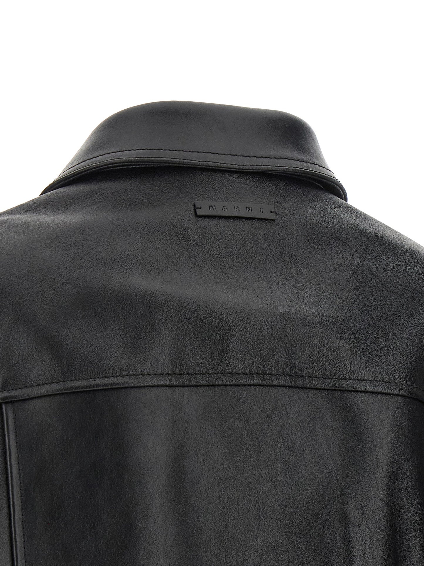 Black Calfskin Leather Jacket