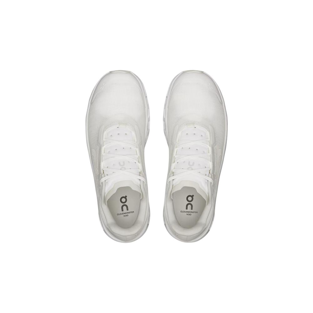 White Synthetic Athletic Sneakers