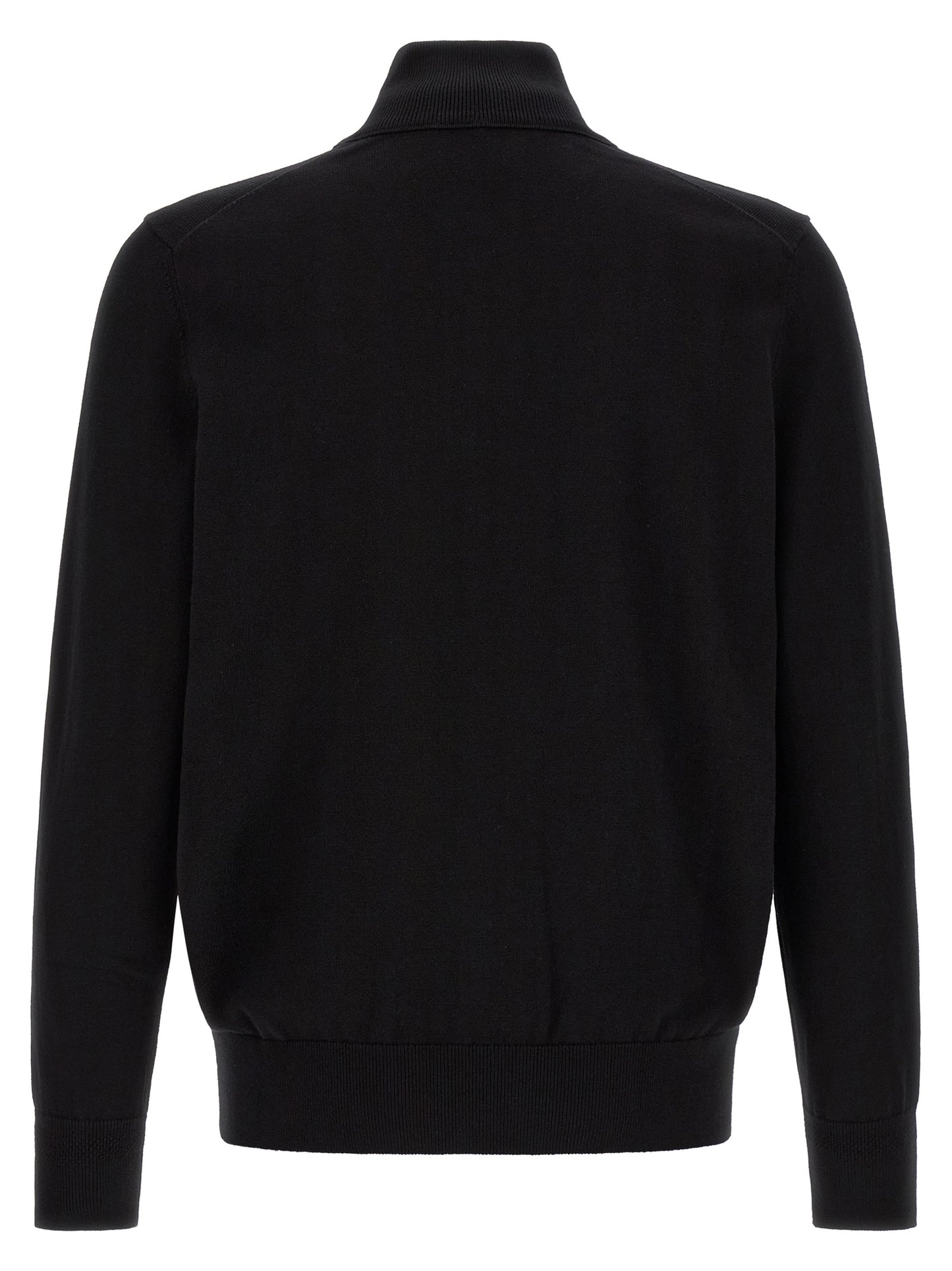 Black Cotton Cardigan