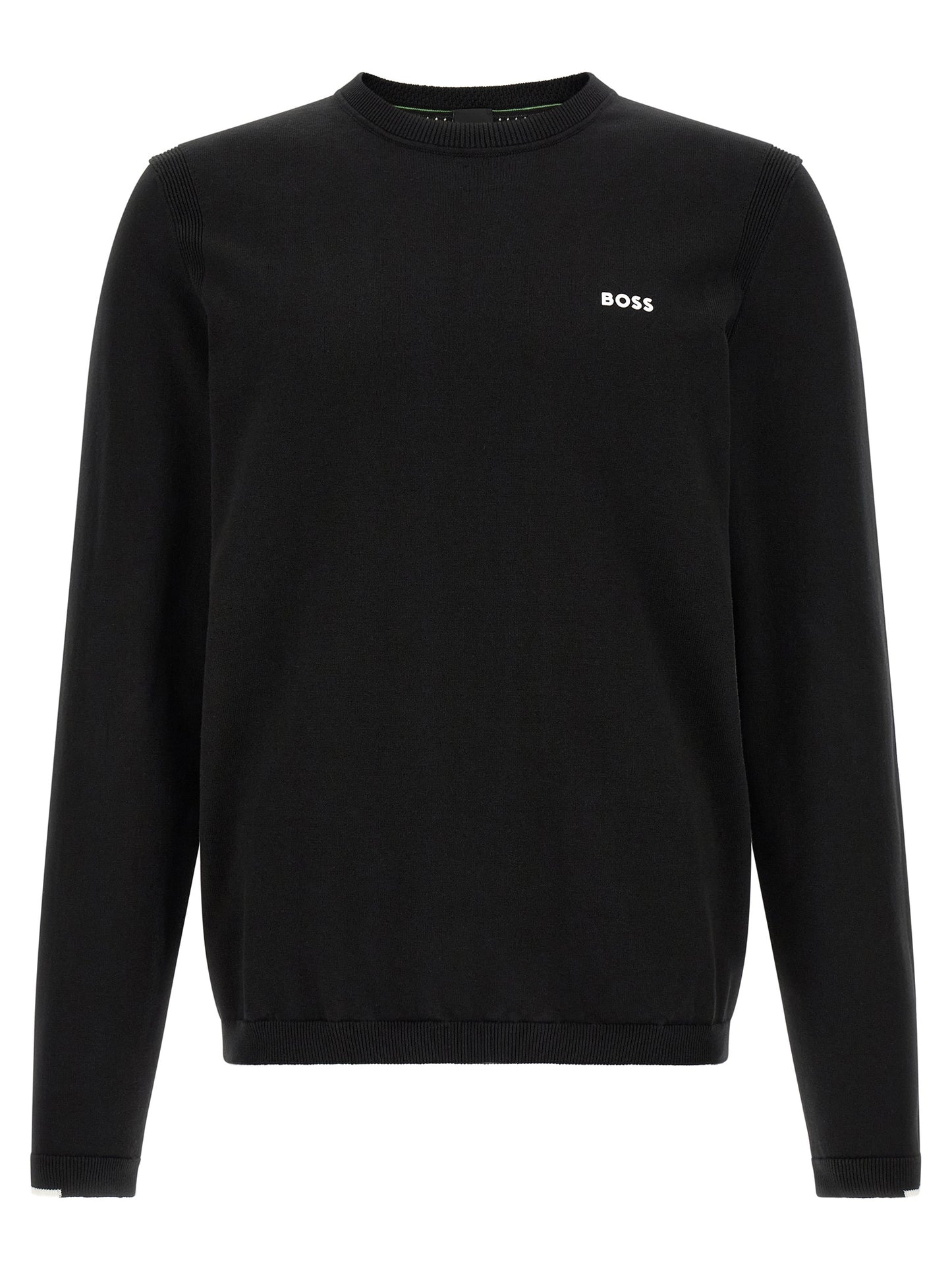 Black Cotton Cardigan