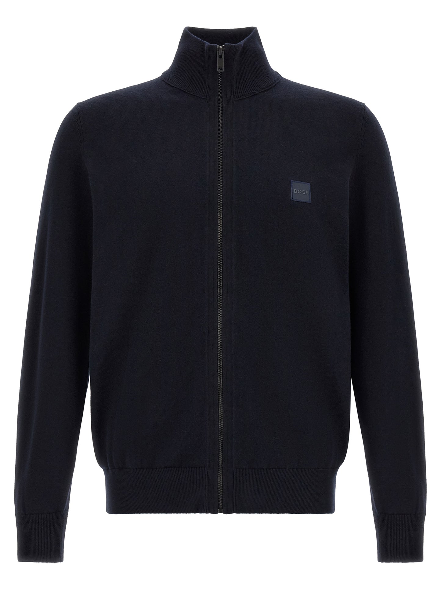 Blue Cotton Cardigan