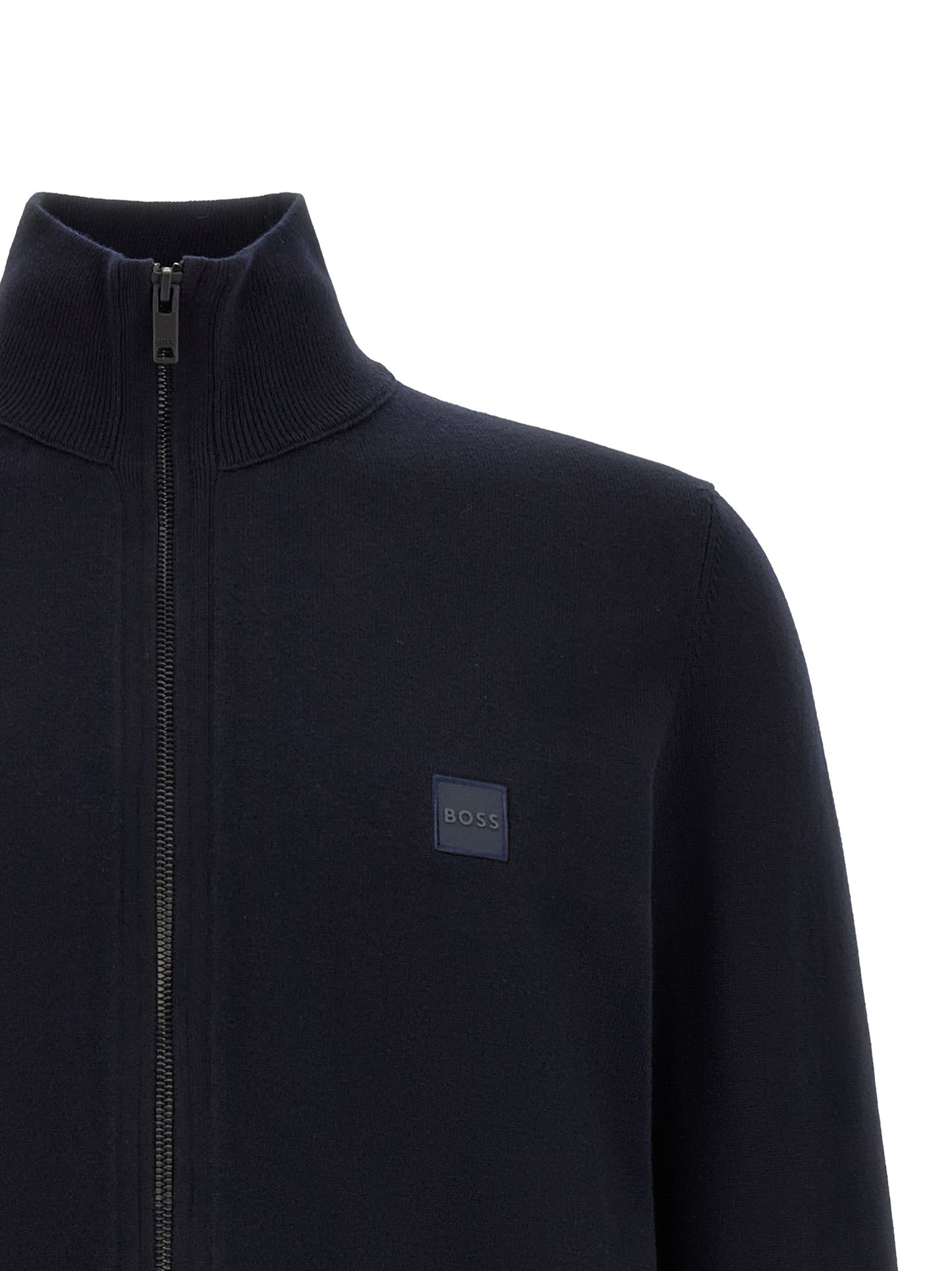 Blue Cotton Cardigan