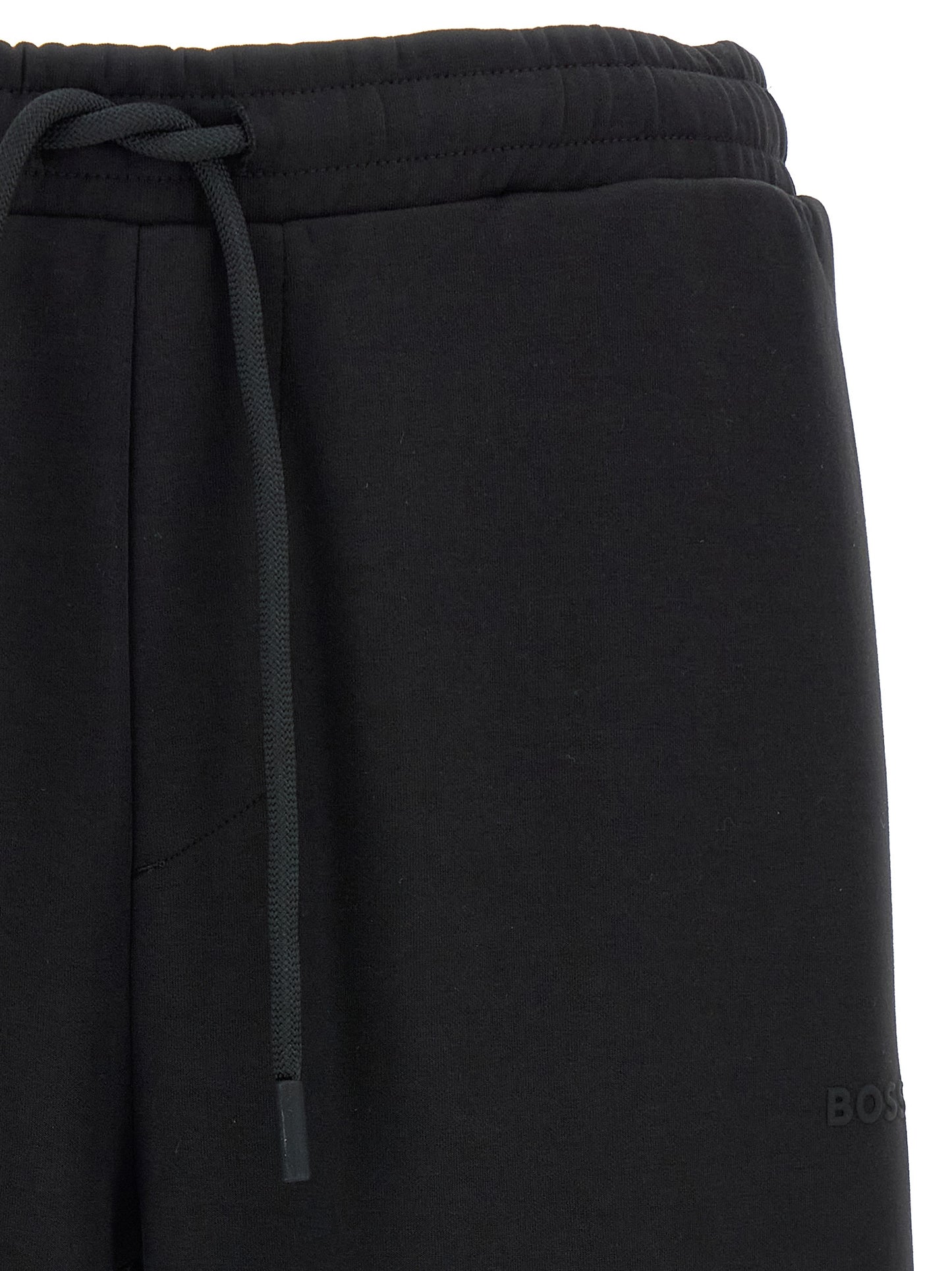 Black Cotton Joggers (Workout Pants)