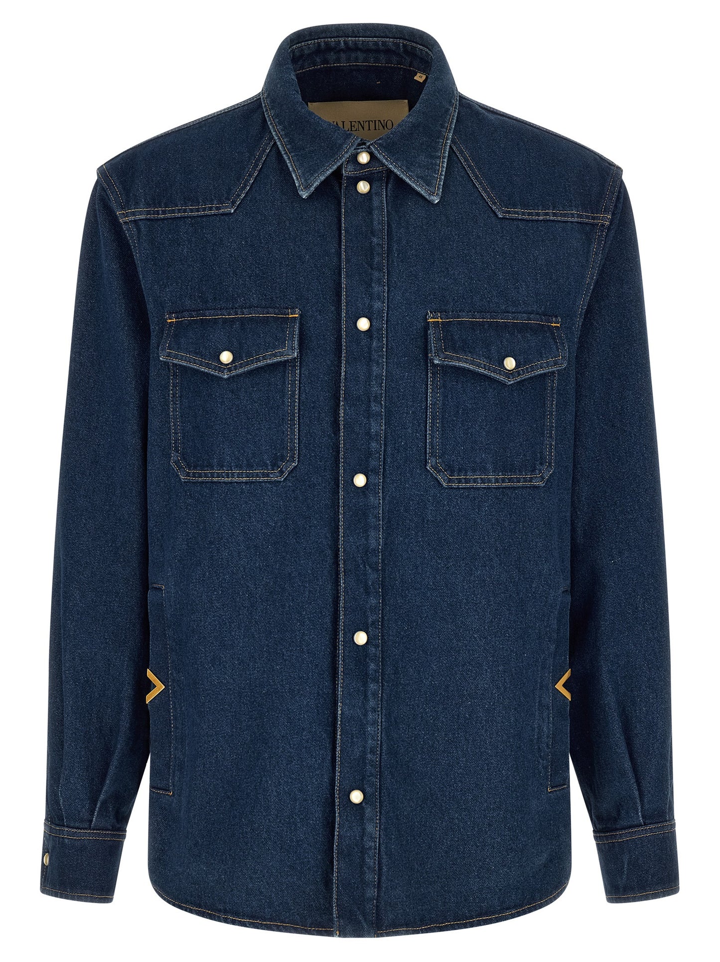 Blue Cotton Blouse