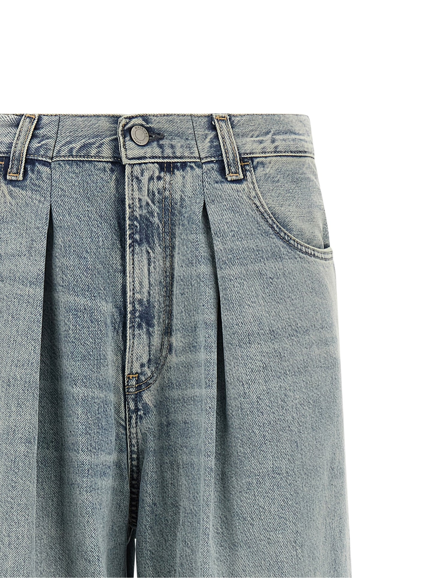 Blue Cotton Jeans Denim