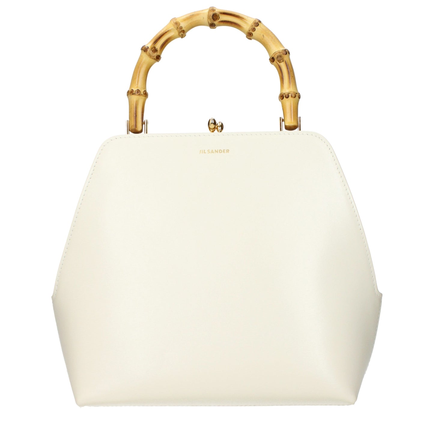 Beige Leather Handbag