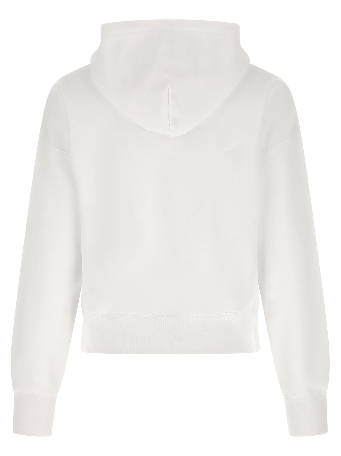 White Cotton Hoodie
