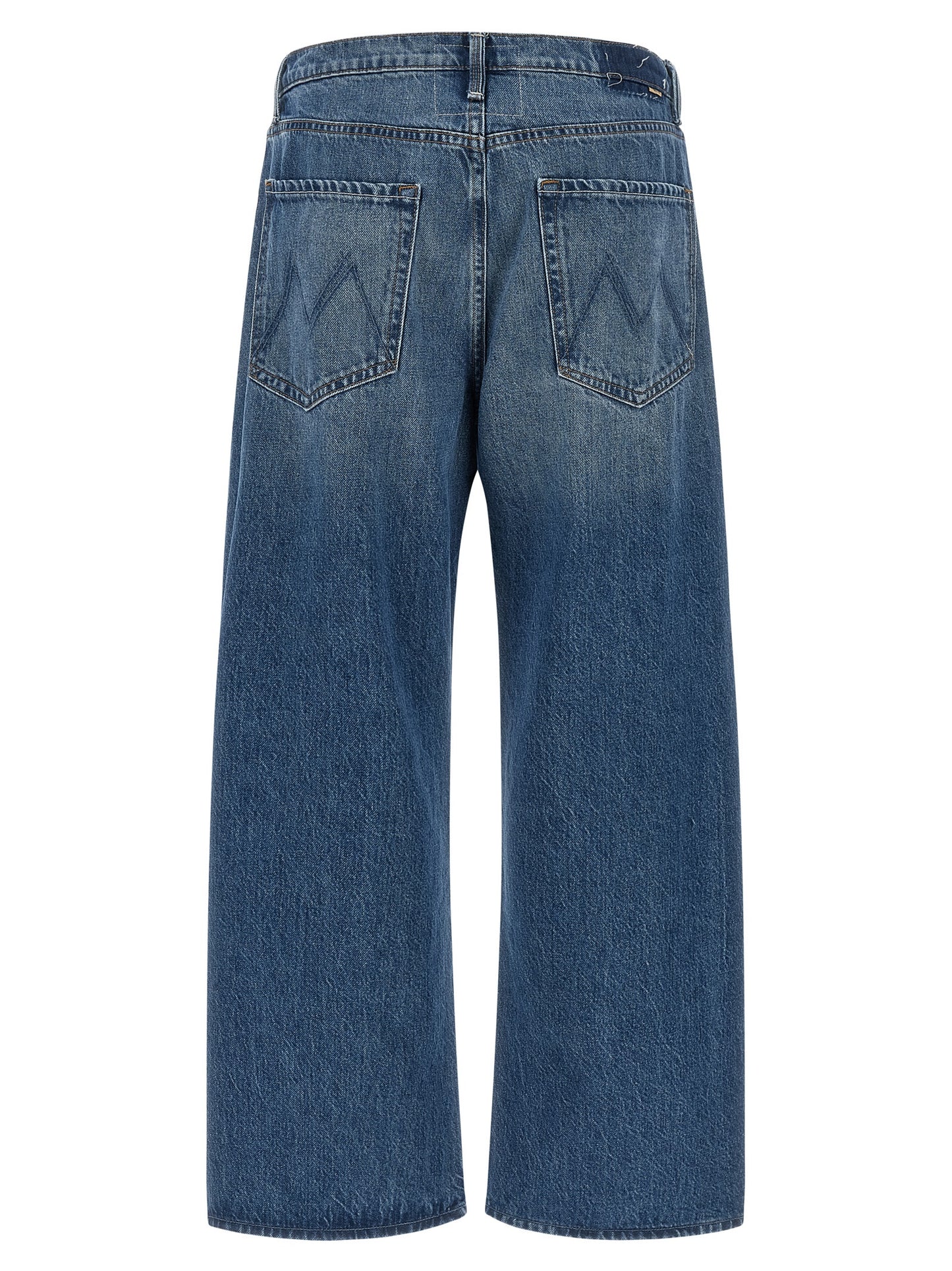 Blue Cotton Relaxed Fit Jeans