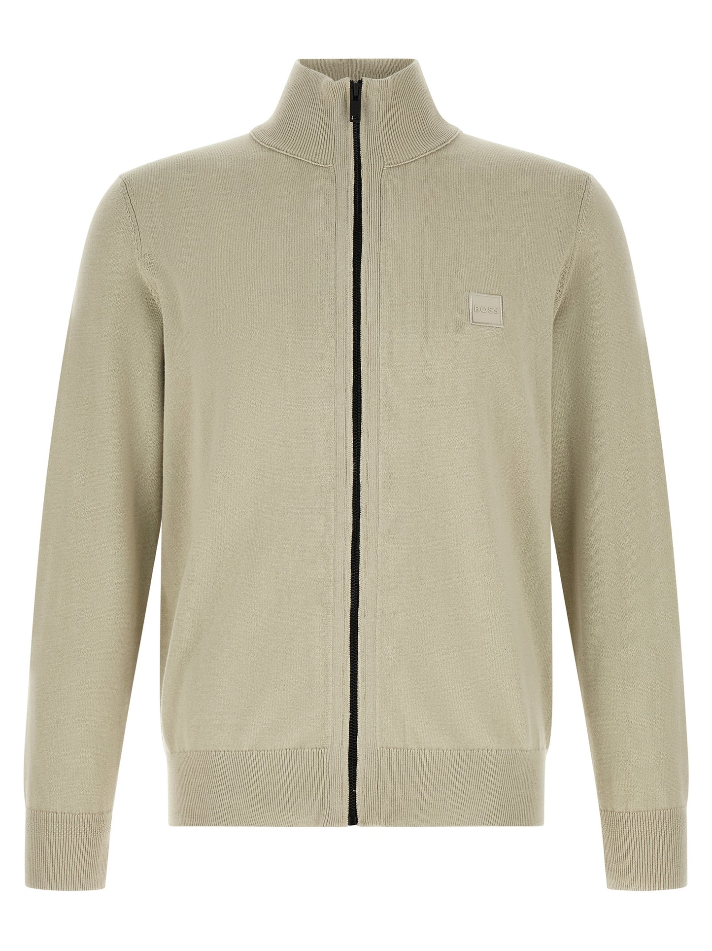 Beige Cotton Cardigan