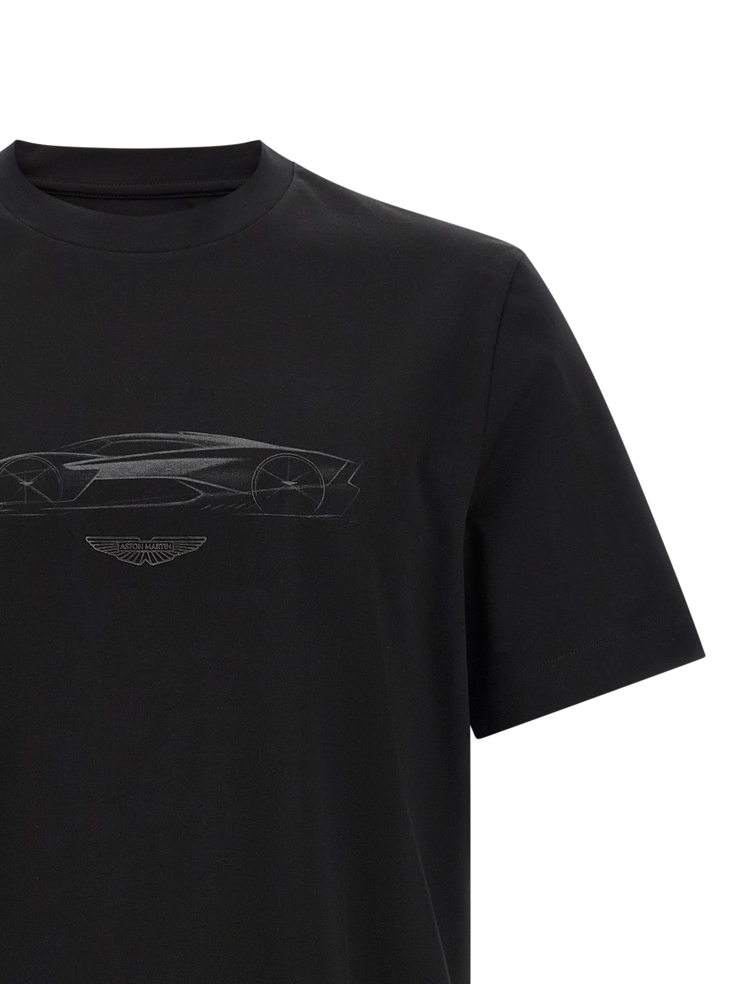 Black Cotton T-Shirt